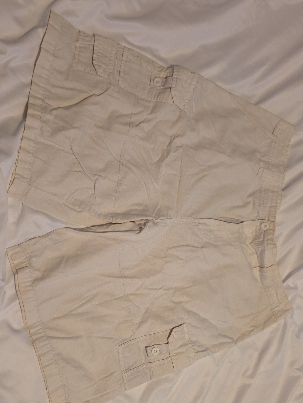Airwalk Off White Cargo Shorts Mens Size 36
